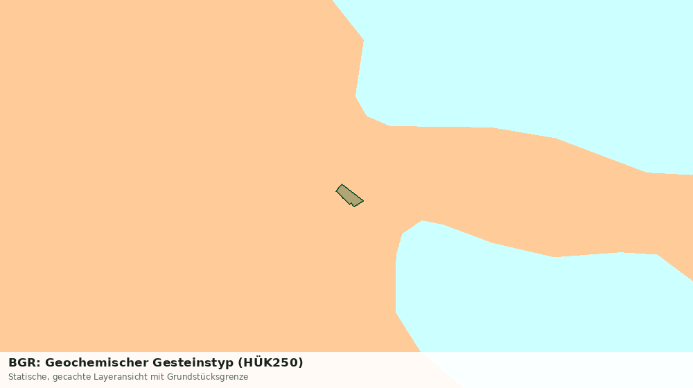 Statische Kartenansicht: BGR: Geochemischer Gesteinstyp (HÜK250)