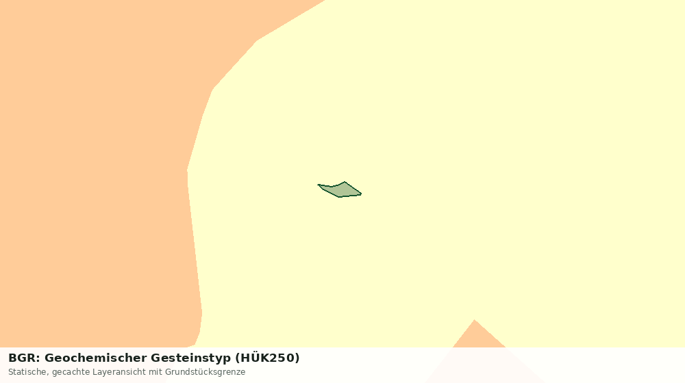 Statische Kartenansicht: BGR: Geochemischer Gesteinstyp (HÜK250)