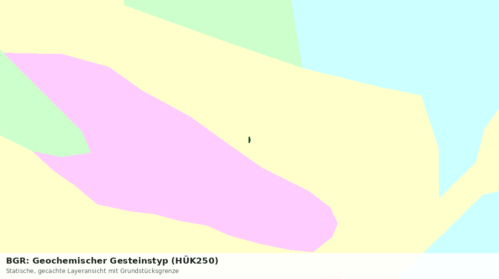 Statische Kartenansicht: BGR: Geochemischer Gesteinstyp (HÜK250)
