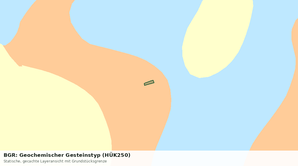 Statische Kartenansicht: BGR: Geochemischer Gesteinstyp (HÜK250)