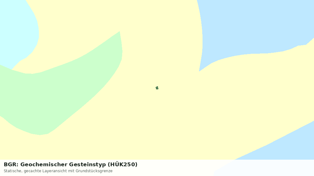 Statische Kartenansicht: BGR: Geochemischer Gesteinstyp (HÜK250)