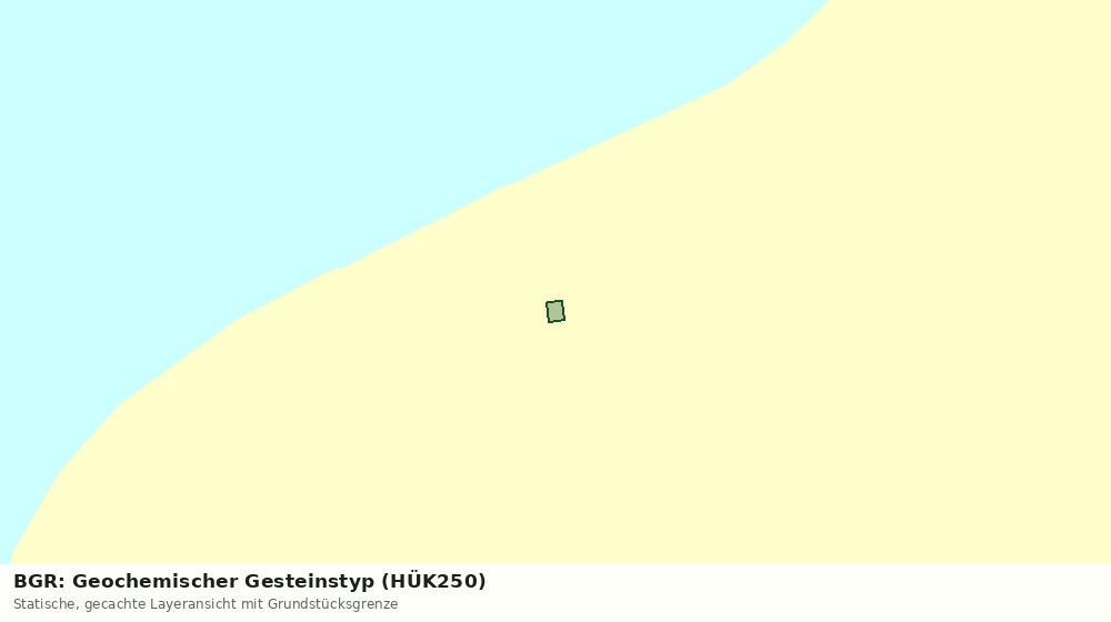 Statische Kartenansicht: BGR: Geochemischer Gesteinstyp (HÜK250)