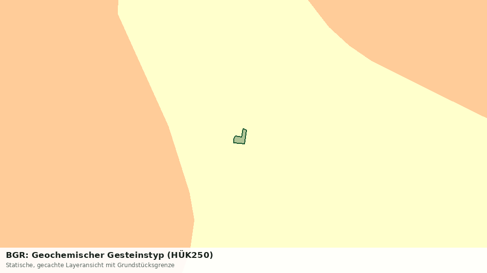 Statische Kartenansicht: BGR: Geochemischer Gesteinstyp (HÜK250)