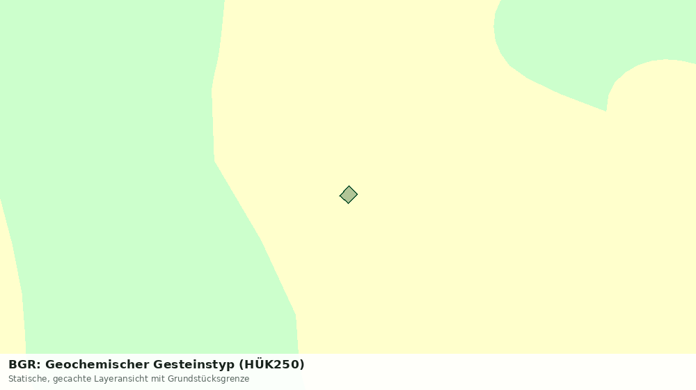 Statische Kartenansicht: BGR: Geochemischer Gesteinstyp (HÜK250)
