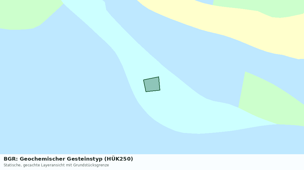 Statische Kartenansicht: BGR: Geochemischer Gesteinstyp (HÜK250)