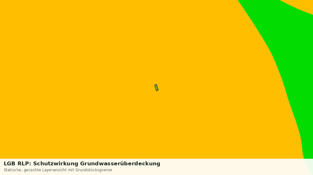 Statische Kartenansicht: LGB RLP: Schutzwirkung Grundwasserüberdeckung