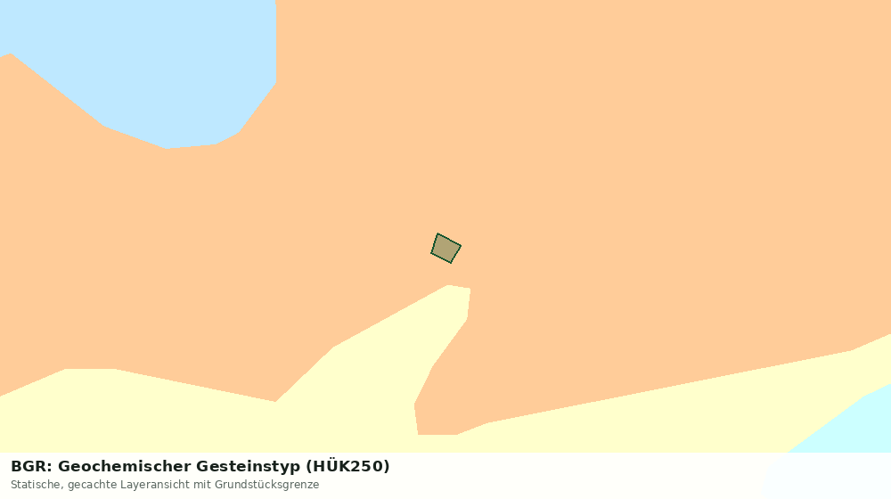 Statische Kartenansicht: BGR: Geochemischer Gesteinstyp (HÜK250)