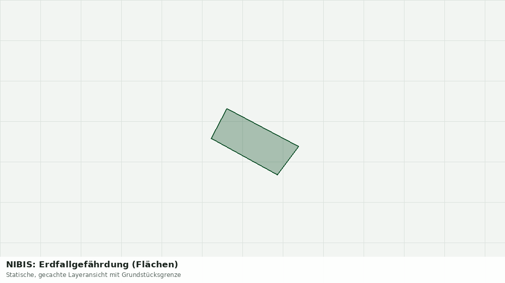 Statische Kartenansicht: NIBIS: Erdfallgefährdung (Flächen)