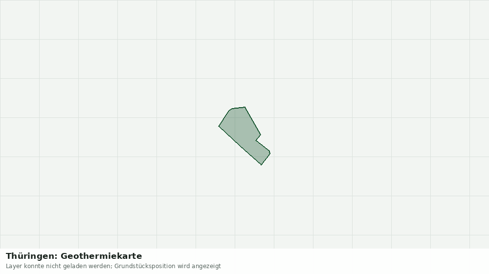 Statische Kartenansicht: Thüringen: Geothermiekarte