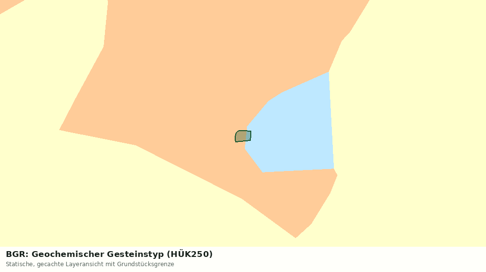 Statische Kartenansicht: BGR: Geochemischer Gesteinstyp (HÜK250)