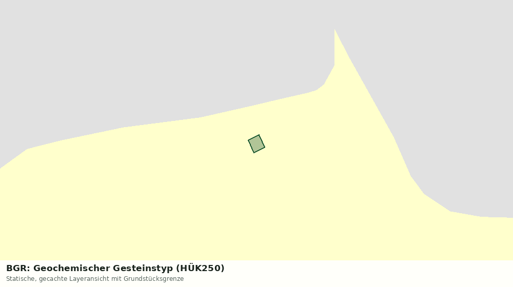 Statische Kartenansicht: BGR: Geochemischer Gesteinstyp (HÜK250)