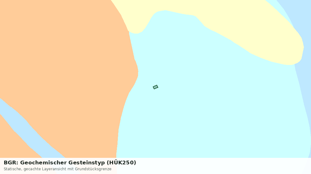 Statische Kartenansicht: BGR: Geochemischer Gesteinstyp (HÜK250)