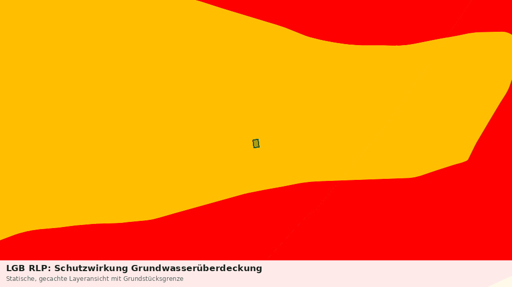 Statische Kartenansicht: LGB RLP: Schutzwirkung Grundwasserüberdeckung
