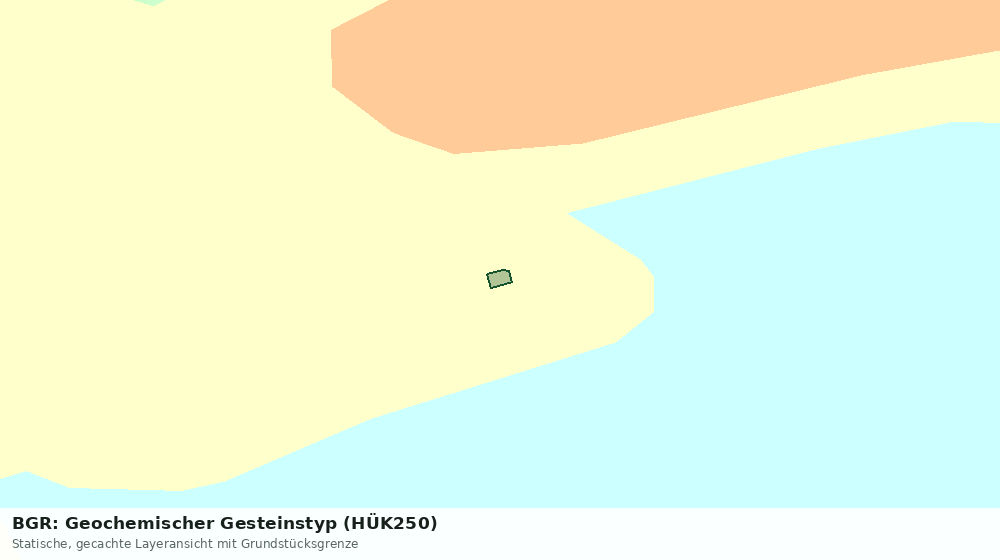 Statische Kartenansicht: BGR: Geochemischer Gesteinstyp (HÜK250)