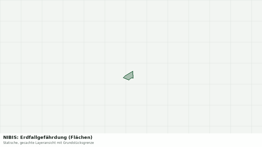 Statische Kartenansicht: NIBIS: Erdfallgefährdung (Flächen)