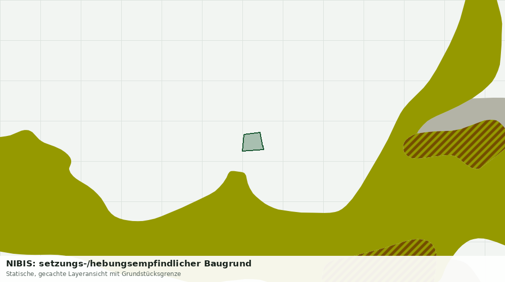 Statische Kartenansicht: NIBIS: setzungs-/hebungsempfindlicher Baugrund