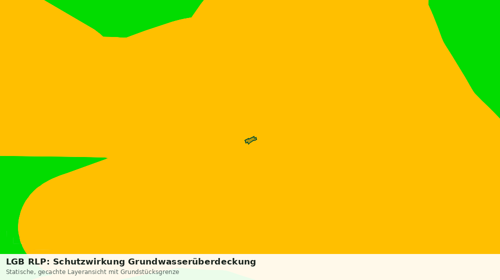Statische Kartenansicht: LGB RLP: Schutzwirkung Grundwasserüberdeckung