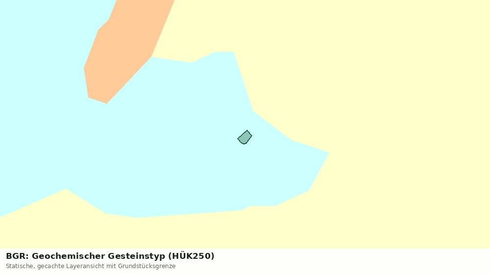 Statische Kartenansicht: BGR: Geochemischer Gesteinstyp (HÜK250)