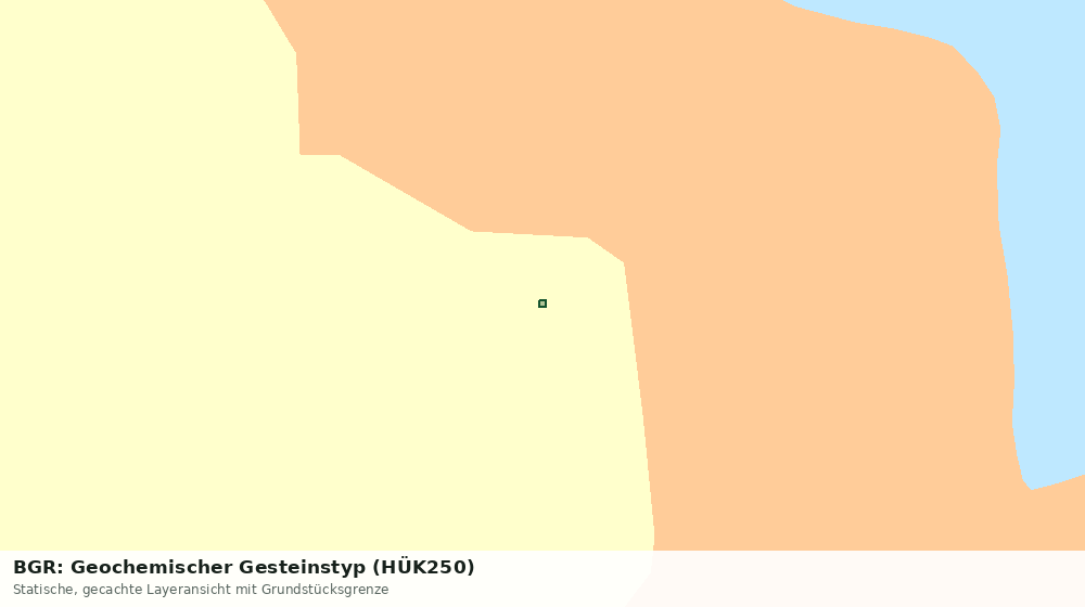 Statische Kartenansicht: BGR: Geochemischer Gesteinstyp (HÜK250)
