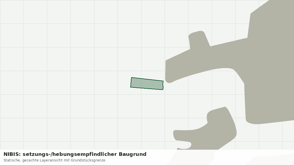 Statische Kartenansicht: NIBIS: setzungs-/hebungsempfindlicher Baugrund