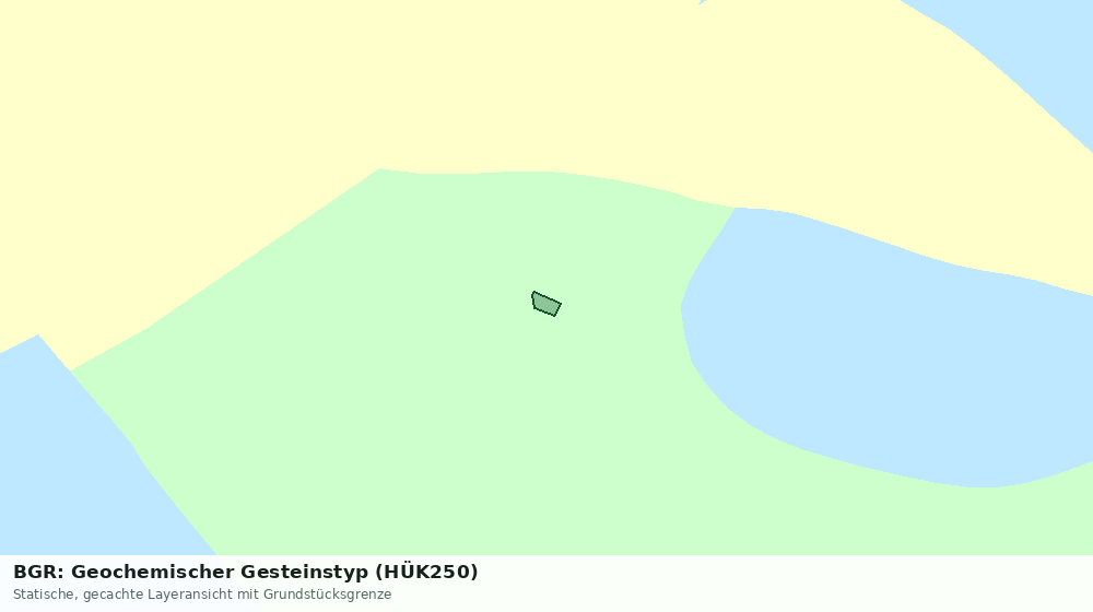 Statische Kartenansicht: BGR: Geochemischer Gesteinstyp (HÜK250)