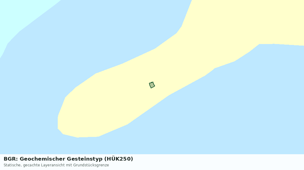 Statische Kartenansicht: BGR: Geochemischer Gesteinstyp (HÜK250)