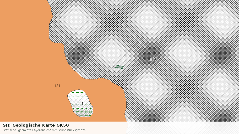 Statische Kartenansicht: SH: Geologische Karte GK50