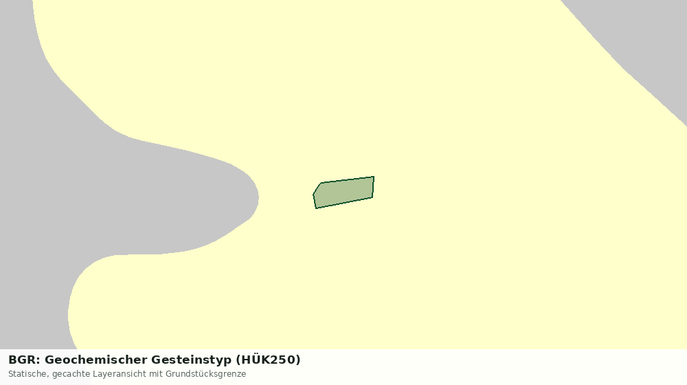 Statische Kartenansicht: BGR: Geochemischer Gesteinstyp (HÜK250)