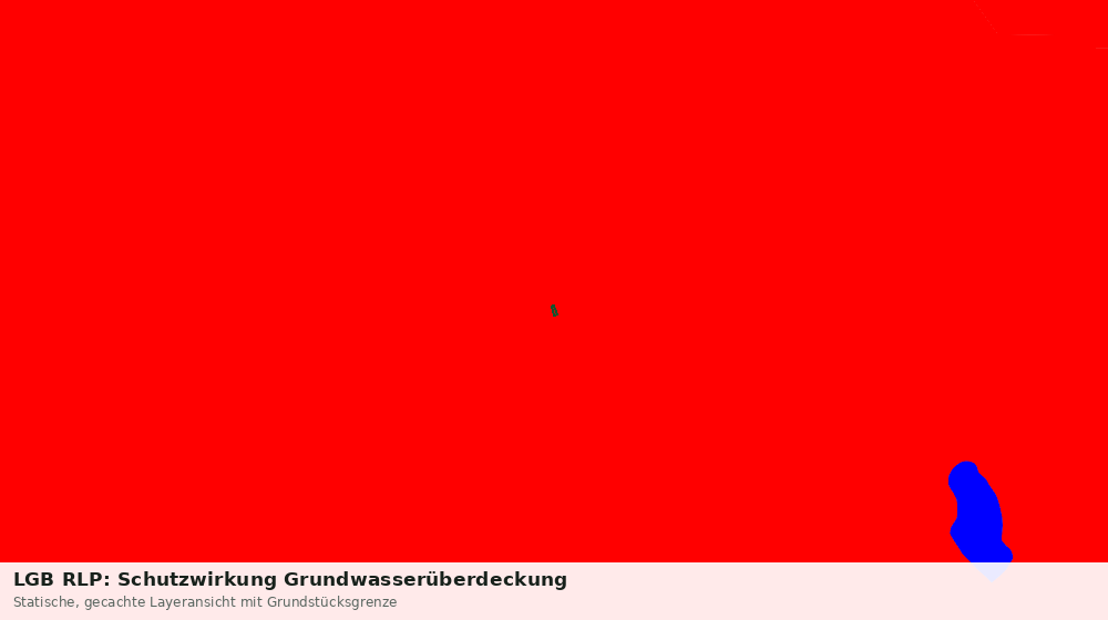 Statische Kartenansicht: LGB RLP: Schutzwirkung Grundwasserüberdeckung