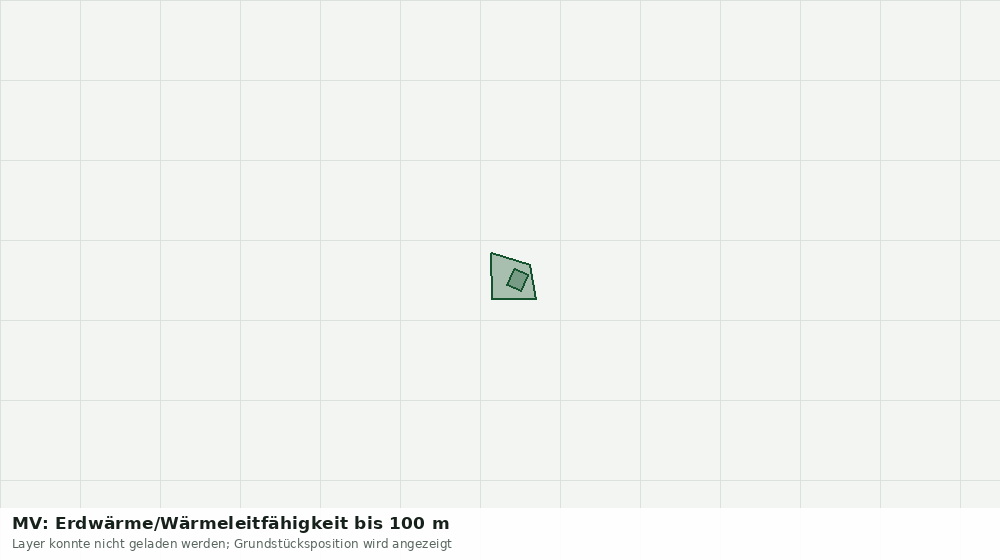 Statische Kartenansicht: MV: Erdwärme/Wärmeleitfähigkeit bis 100 m