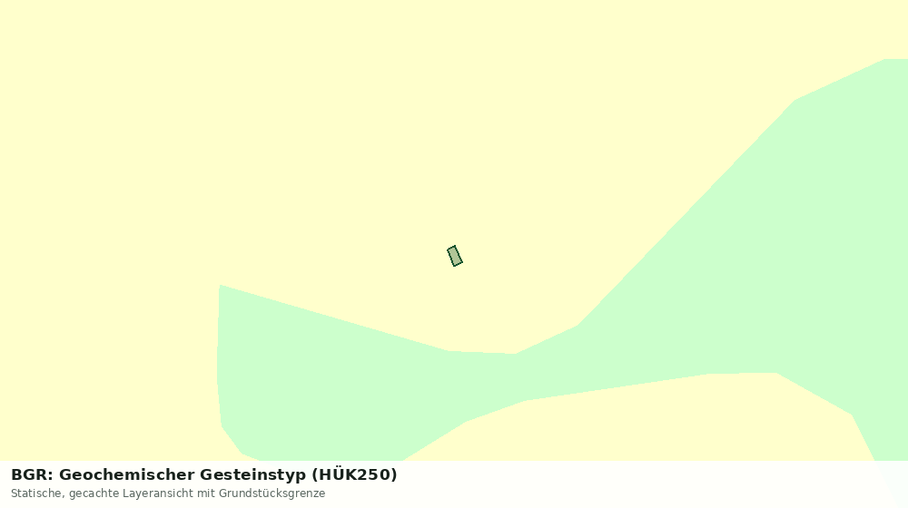 Statische Kartenansicht: BGR: Geochemischer Gesteinstyp (HÜK250)