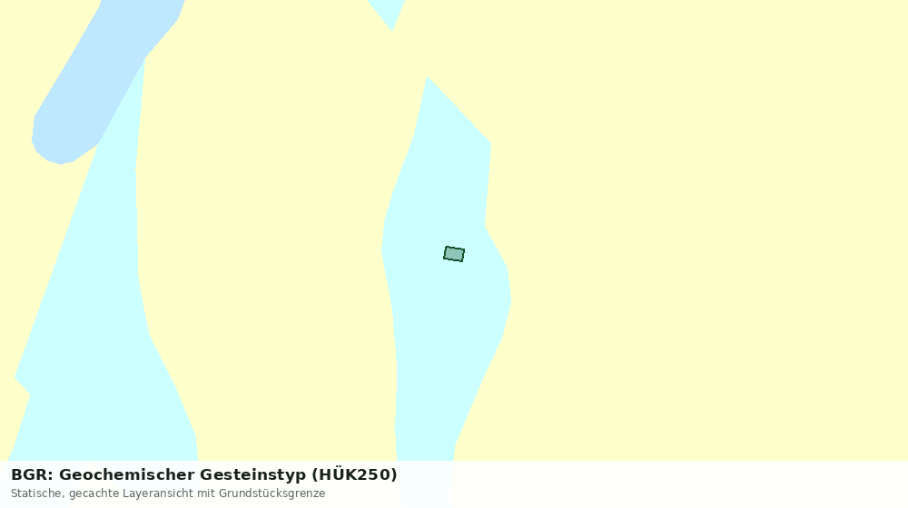 Statische Kartenansicht: BGR: Geochemischer Gesteinstyp (HÜK250)