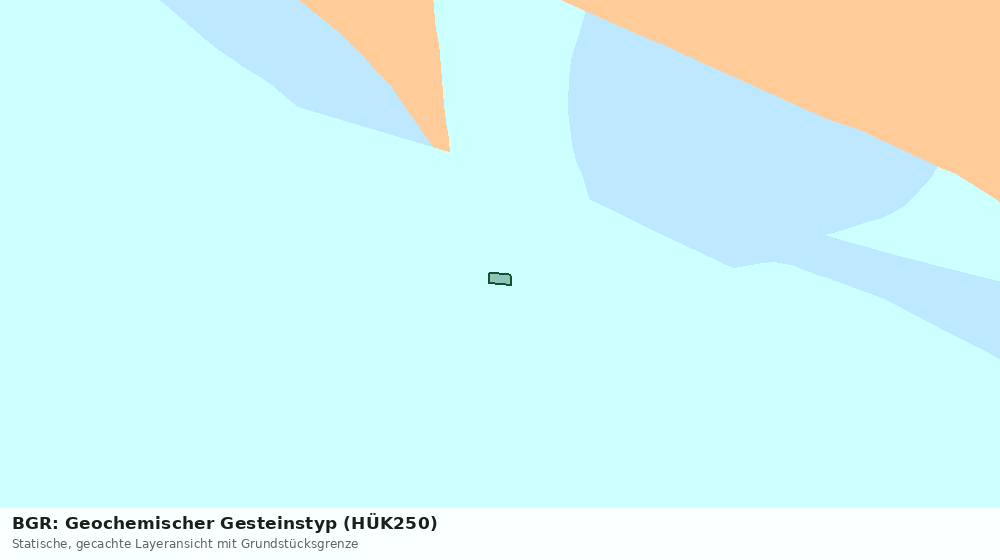 Statische Kartenansicht: BGR: Geochemischer Gesteinstyp (HÜK250)