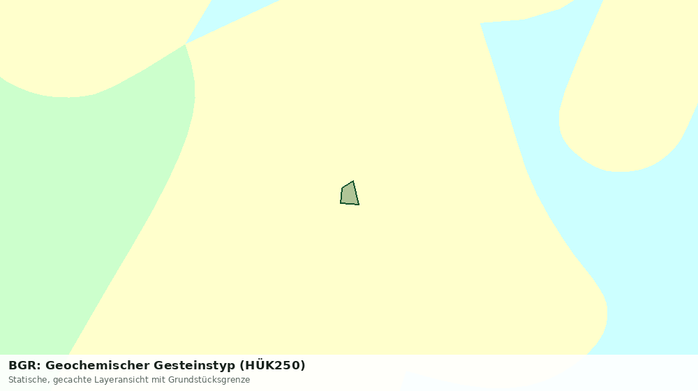 Statische Kartenansicht: BGR: Geochemischer Gesteinstyp (HÜK250)