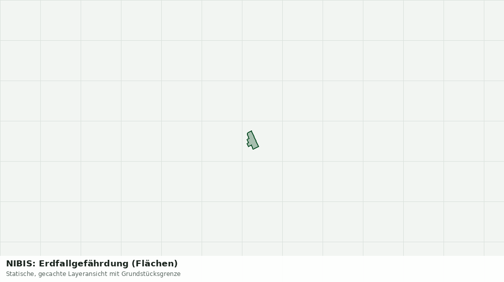 Statische Kartenansicht: NIBIS: Erdfallgefährdung (Flächen)