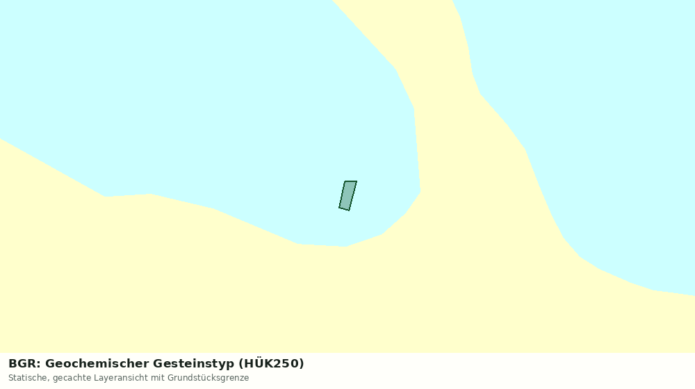Statische Kartenansicht: BGR: Geochemischer Gesteinstyp (HÜK250)