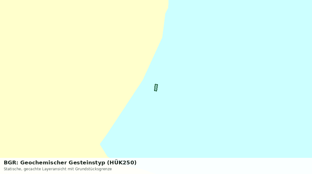 Statische Kartenansicht: BGR: Geochemischer Gesteinstyp (HÜK250)