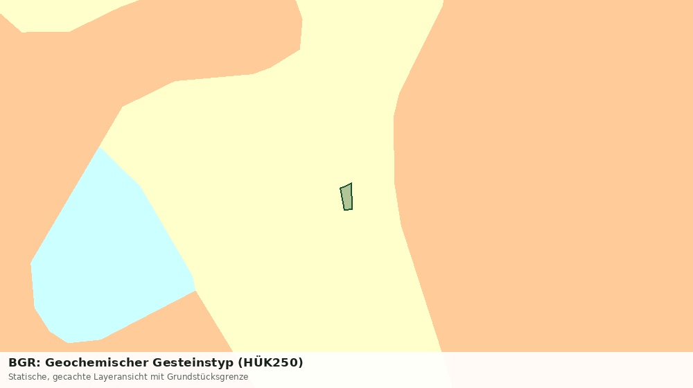 Statische Kartenansicht: BGR: Geochemischer Gesteinstyp (HÜK250)