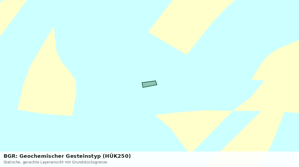 Statische Kartenansicht: BGR: Geochemischer Gesteinstyp (HÜK250)