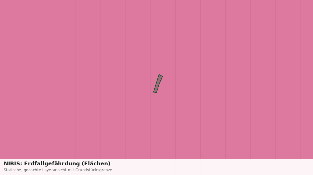 Statische Kartenansicht: NIBIS: Erdfallgefährdung (Flächen)
