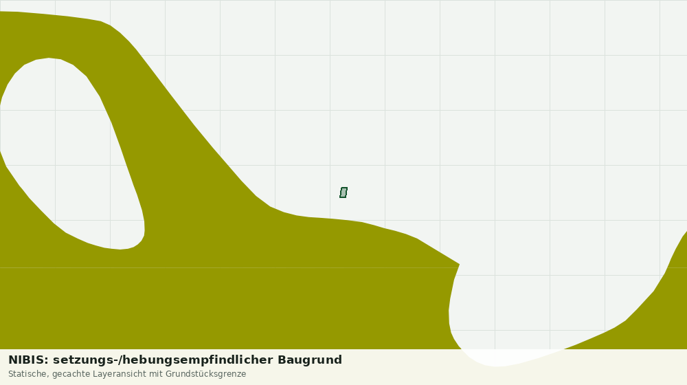 Statische Kartenansicht: NIBIS: setzungs-/hebungsempfindlicher Baugrund
