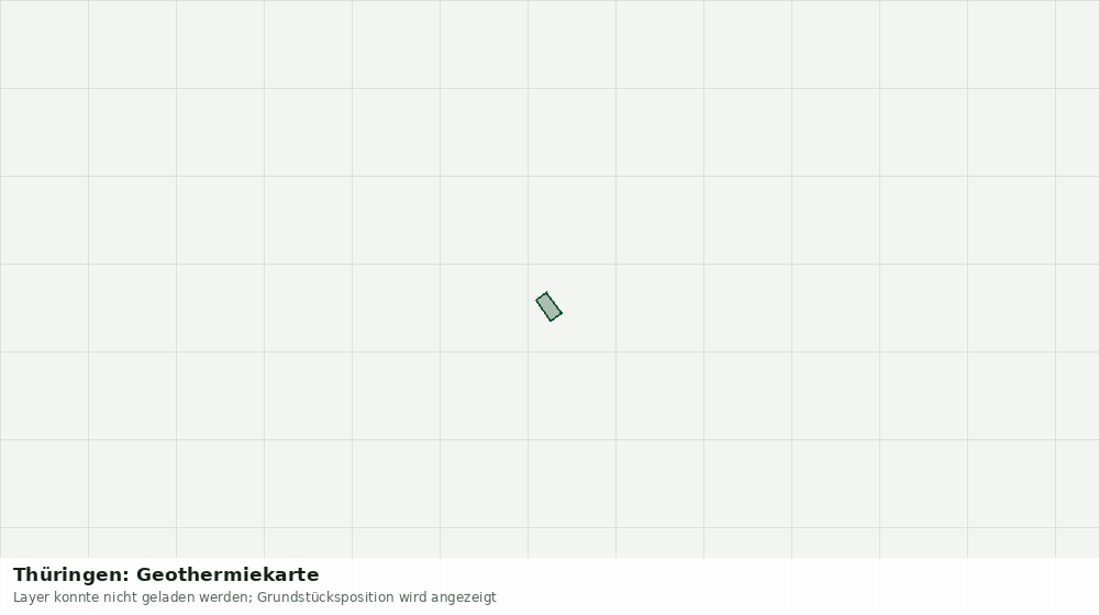 Statische Kartenansicht: Thüringen: Geothermiekarte