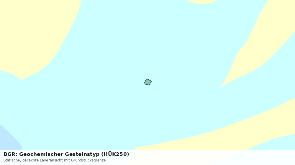 Statische Kartenansicht: BGR: Geochemischer Gesteinstyp (HÜK250)