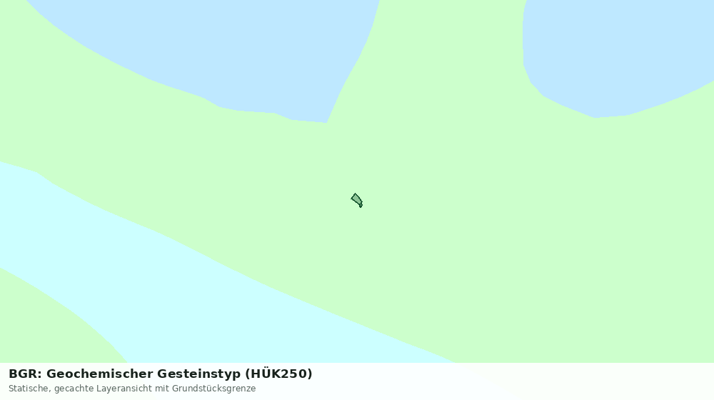 Statische Kartenansicht: BGR: Geochemischer Gesteinstyp (HÜK250)