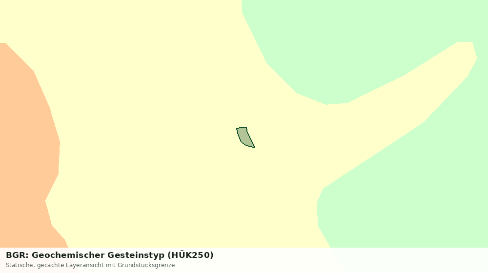 Statische Kartenansicht: BGR: Geochemischer Gesteinstyp (HÜK250)