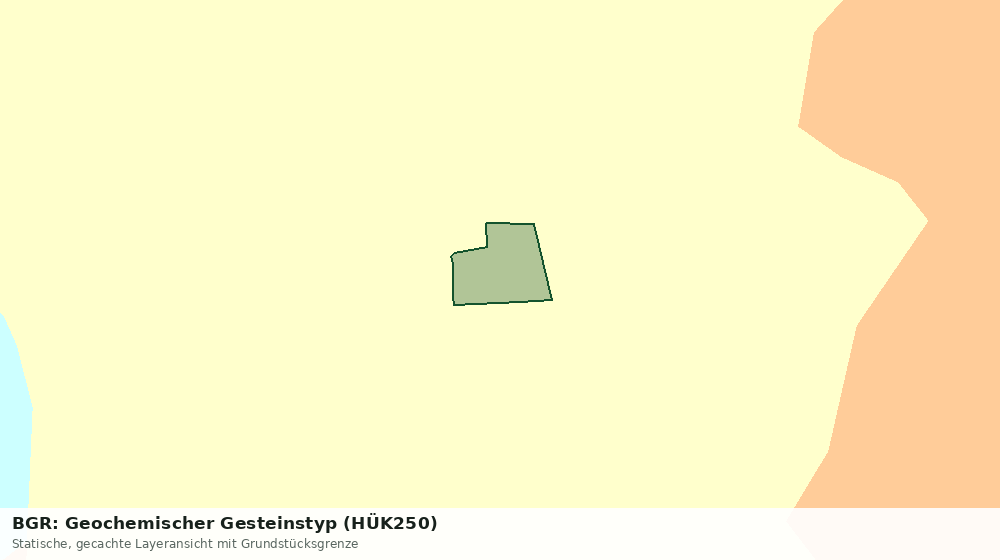 Statische Kartenansicht: BGR: Geochemischer Gesteinstyp (HÜK250)