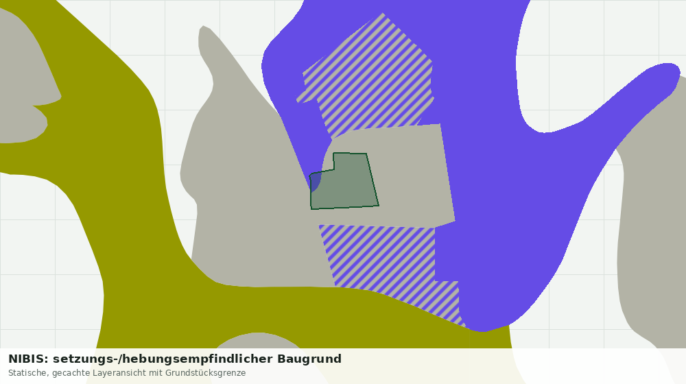 Statische Kartenansicht: NIBIS: setzungs-/hebungsempfindlicher Baugrund