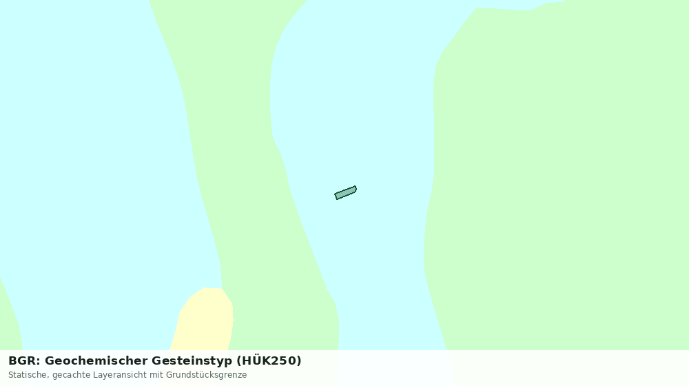 Statische Kartenansicht: BGR: Geochemischer Gesteinstyp (HÜK250)