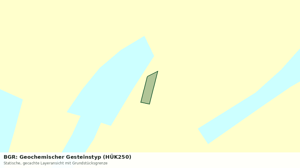 Statische Kartenansicht: BGR: Geochemischer Gesteinstyp (HÜK250)