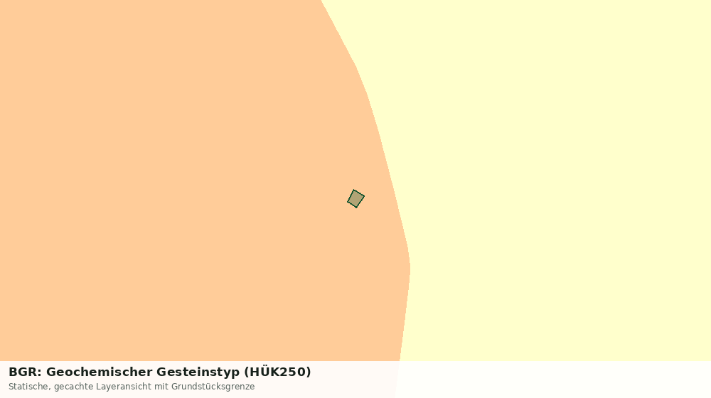 Statische Kartenansicht: BGR: Geochemischer Gesteinstyp (HÜK250)